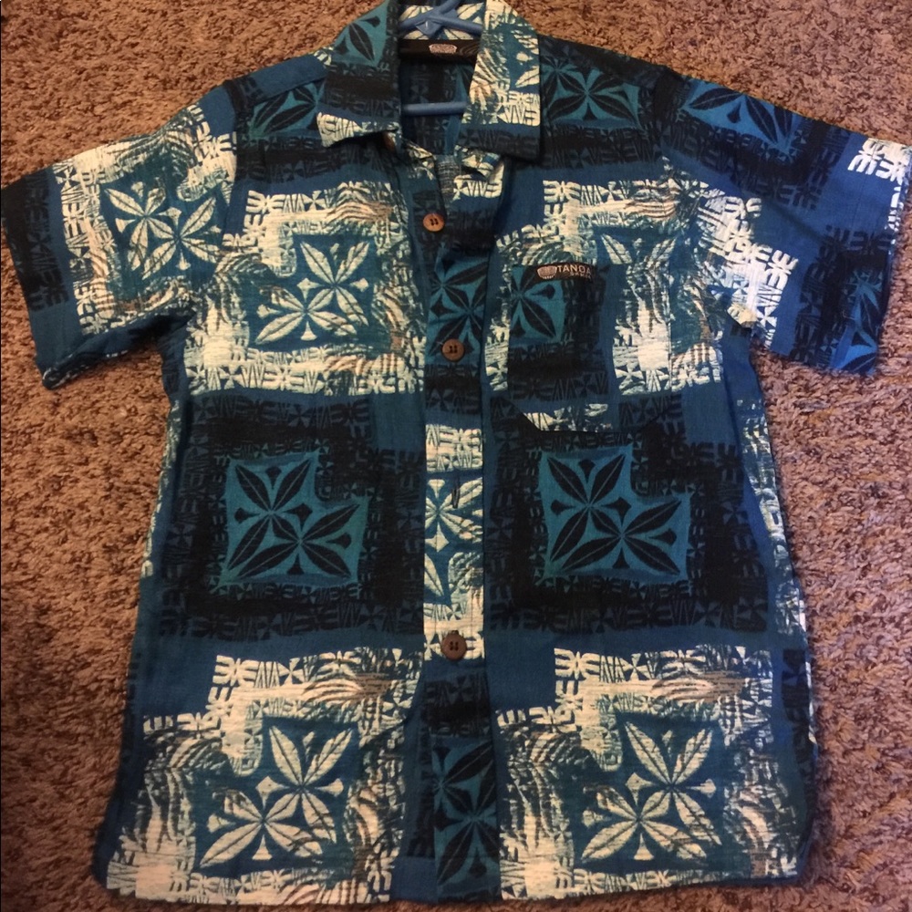 Tanoa Samoa Boys Button Up Shirt